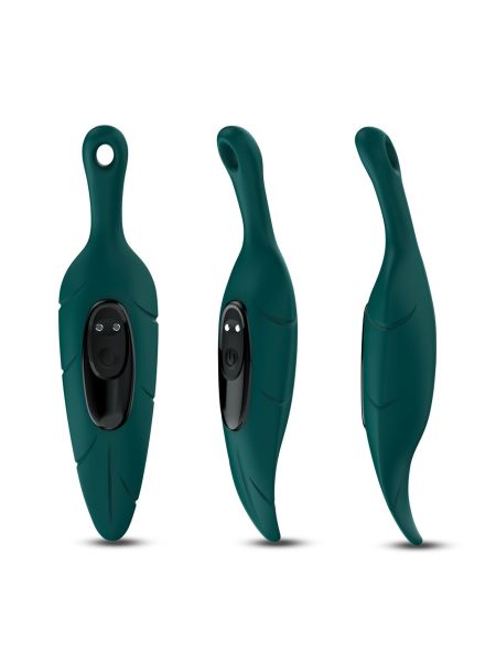 Wielofunkcyjny wibrator dyskretny masażer Leaf Green - 3